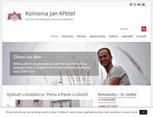Tablet Screenshot of koinonia.cz